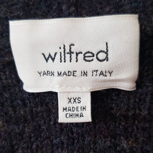 Aritzia Wilfred Dunkirk Long Line Sweater Vest Size XXS Italian Yarn Mohair Wool - Picture 3 of 7
